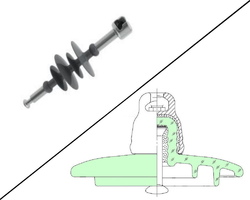 Подвесные изоляторы. Производства Тульского арматурно-изоляторного завода